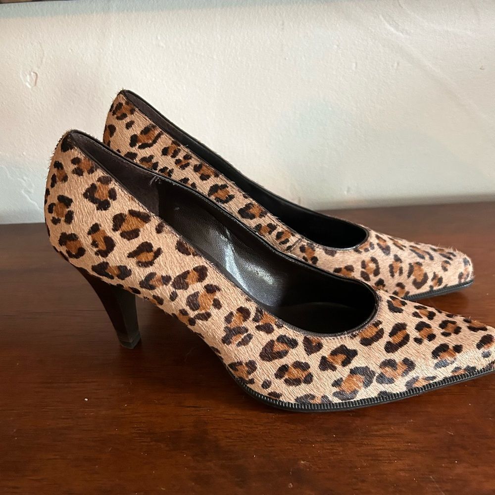 Franco Sarto Cheetah Print Pumps